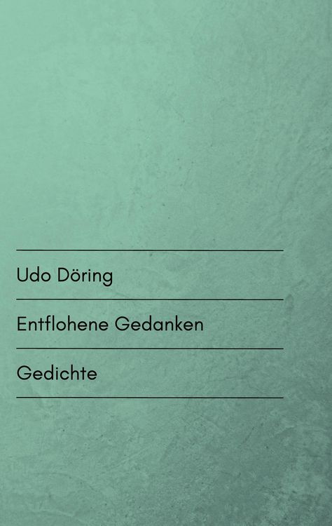Produktbild: Entflohene Gedanken