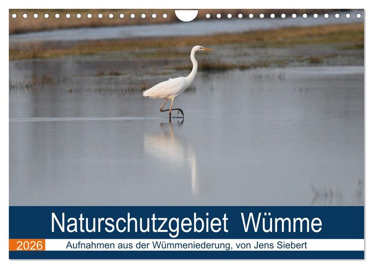 Produktbild: Naturschutzgebiet W&uuml;mme (Wandkalender 2026 DIN A4 quer), CALVENDO Monatskalender