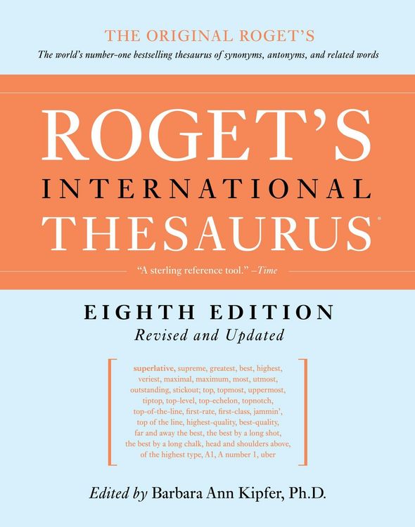 Produktbild: Roget's International Thesaurus, 8th Edition