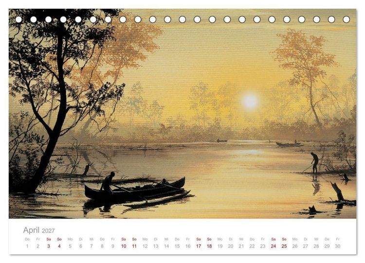 Produktbild: Paradise, Ausblicke und Tr&auml;umereien (Tischkalender 2027 DIN A5 quer), CALVENDO Monatskalender