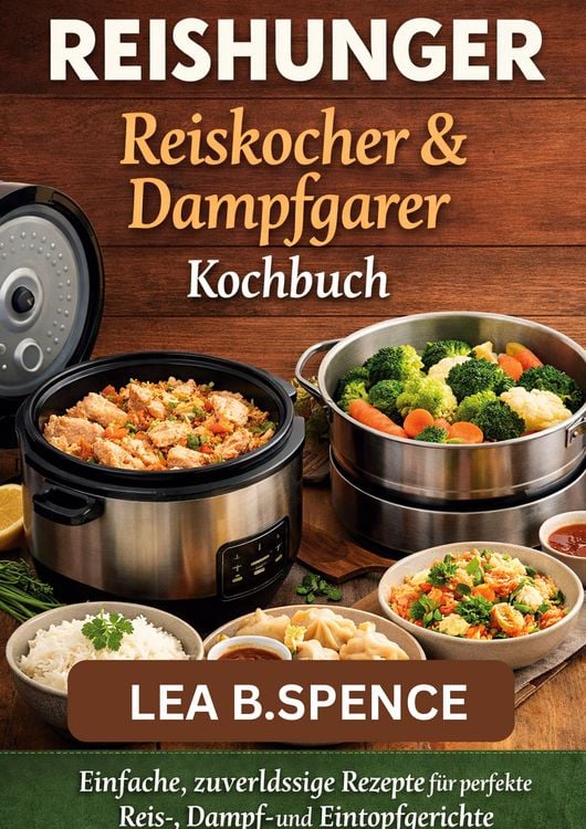 Produktbild: REISHUNGER Reiskocher & Dampfgarer Kochbuch