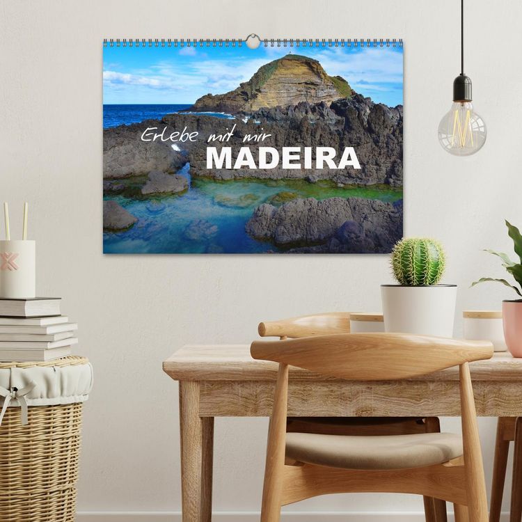 Produktbild: Erlebe mit mir Madeira (Wandkalender 2026 DIN A3 quer), CALVENDO Monatskalender