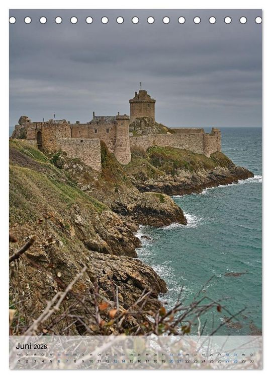 Produktbild: Bretagne. Traumhafte Gesichter einer Region (Tischkalender 2026 DIN A5 hoch), CALVENDO Monatskalender
