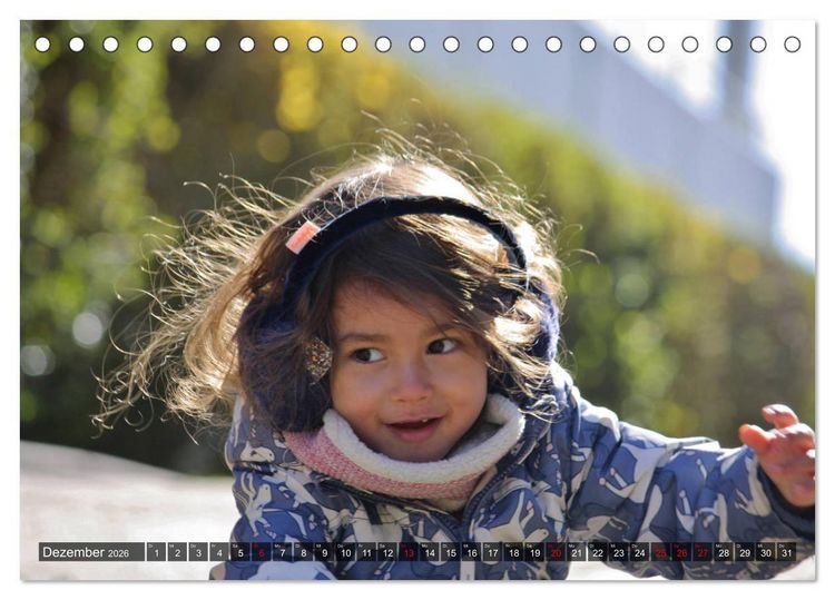 Produktbild: Kinder. Entdecker der Welt (Tischkalender 2026 DIN A5 quer), CALVENDO Monatskalender