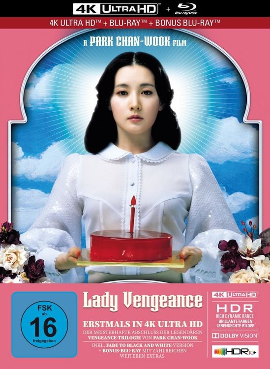 Produktbild: Lady Vengeance - 3-Disc Limited Collector's Edition im Mediabook (4K Ultra HD) (+ Blu-Ray 2D) (+ Bonus-Blu-Ray)