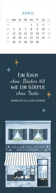 Produktbild: Lesezeichenkalender B&uuml;cherliebe 2027