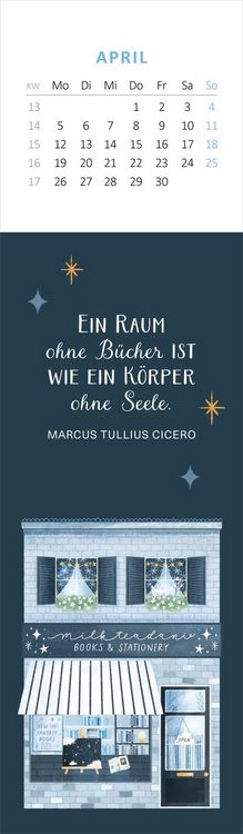 Produktbild: Lesezeichenkalender B&uuml;cherliebe 2027