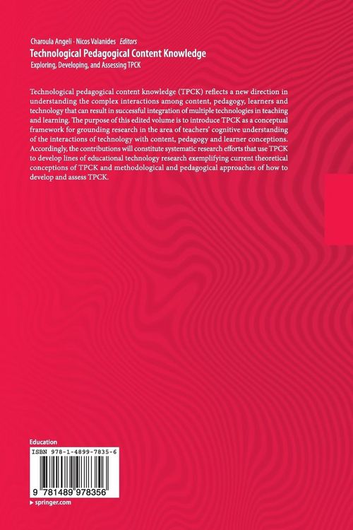 Produktbild: Technological Pedagogical Content Knowledge