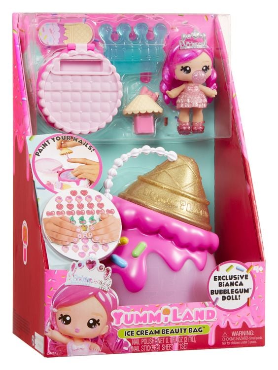 Produktbild: Yummiland Beauty Bag Playset + Lip Gloss Doll - Ice Cream Beauty Bag
