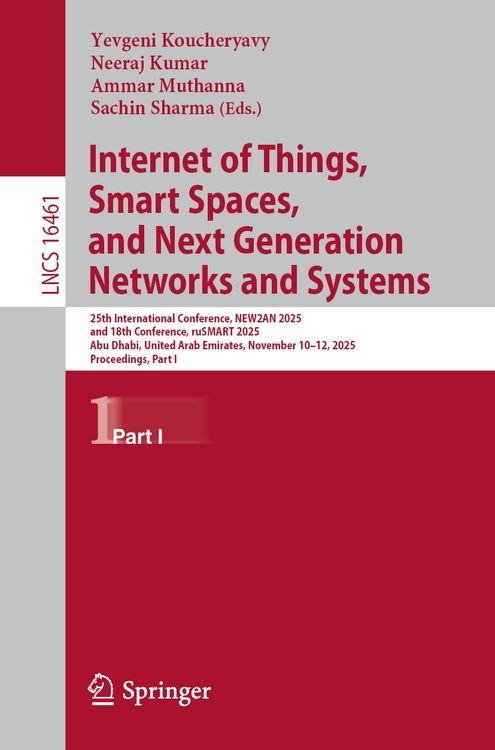 Produktbild: Internet of Things, Smart Spaces, and Next Generation Networks and Systems