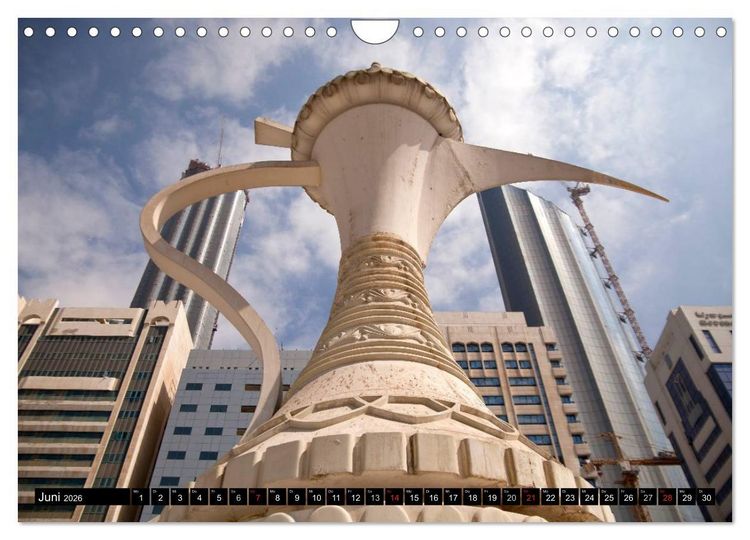 Produktbild: Emirat Abu Dhabi (Wandkalender 2026 DIN A4 quer), CALVENDO Monatskalender