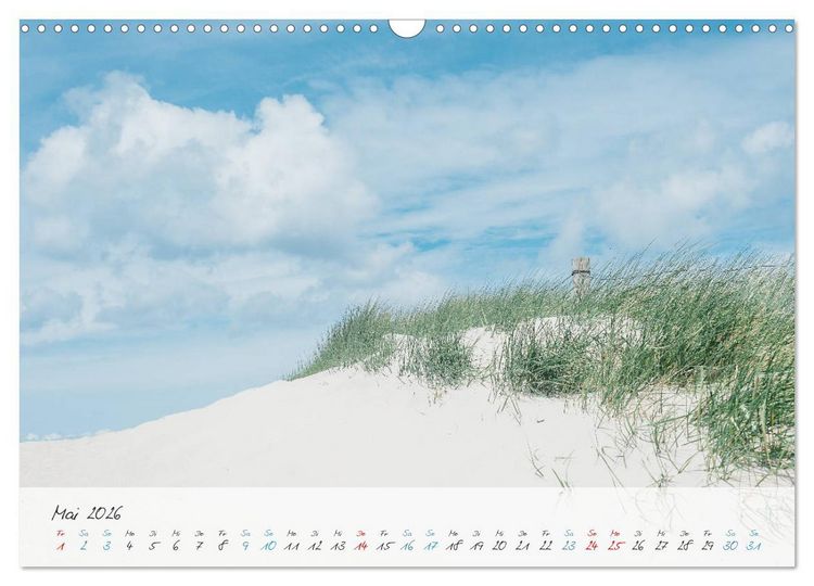 Produktbild: Sehnsucht Meer - Poesie der Stille (Wandkalender 2026 DIN A3 quer), CALVENDO Monatskalender