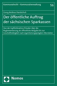 Produktbild: Der &ouml;ffentliche Auftrag der s&auml;chsischen Sparkassen