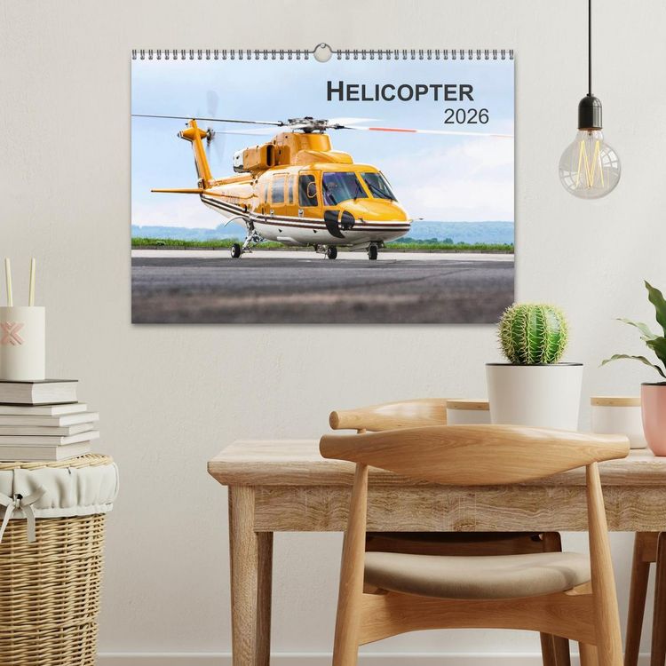 Produktbild: Helicopter 2026 (Wandkalender 2026 DIN A3 quer), CALVENDO Monatskalender