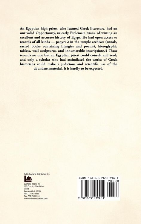 Produktbild: Manetho With an English Translation