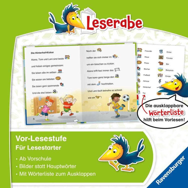 Produktbild: Leserabe Vor-Lesestufe - Fu&szlig;ballgeschichten