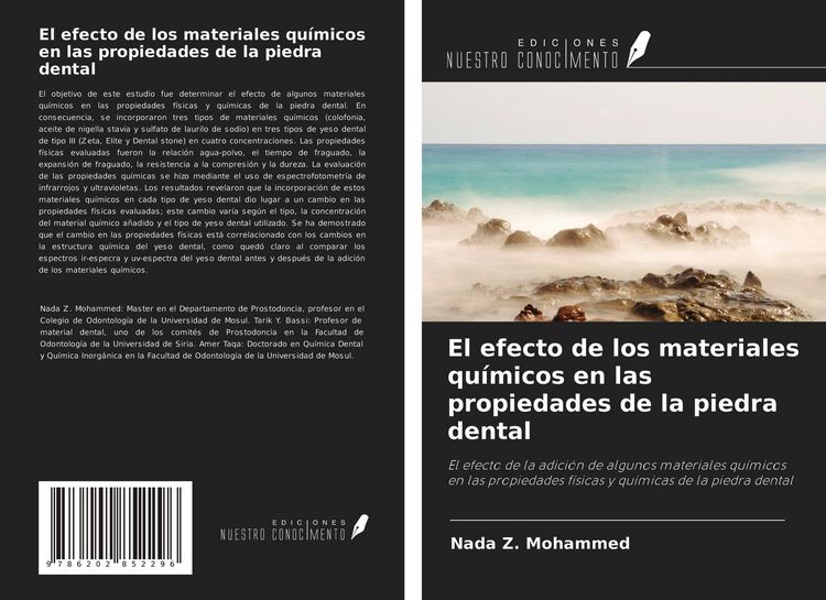 Produktbild: El efecto de los materiales qu&iacute;micos en las propiedades de la piedra dental