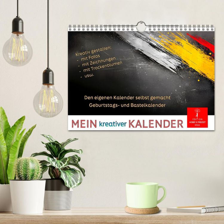 Produktbild: Mein kreativer Kalender (Wandkalender 2026 DIN A4 quer), CALVENDO Monatskalender