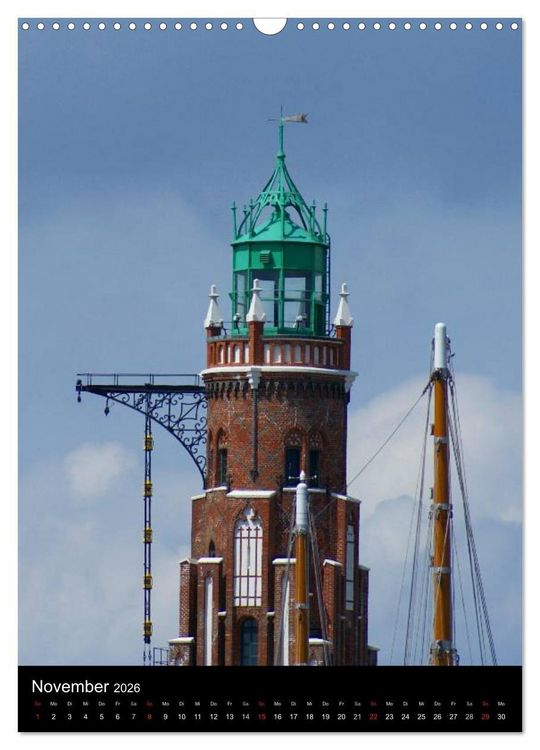 Produktbild: Bremerhaven an der Nordsee (Wandkalender 2026 DIN A3 hoch), CALVENDO Monatskalender