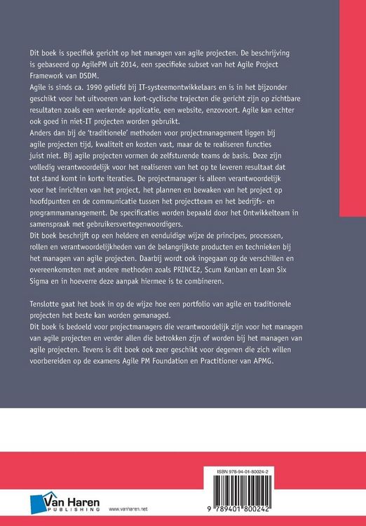 Produktbild: Managen van agile projecten 2de herziene druk