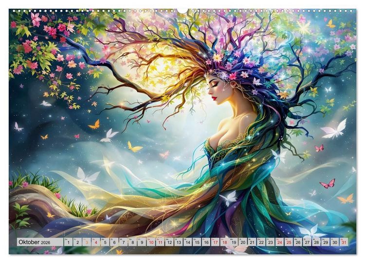 Produktbild: Baumvisionen (hochwertiger Premium Wandkalender 2026 DIN A2 quer), Kunstdruck in Hochglanz