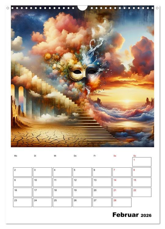 Produktbild: Treppen der Illusionen (Wandkalender 2026 DIN A3 hoch), CALVENDO Monatskalender