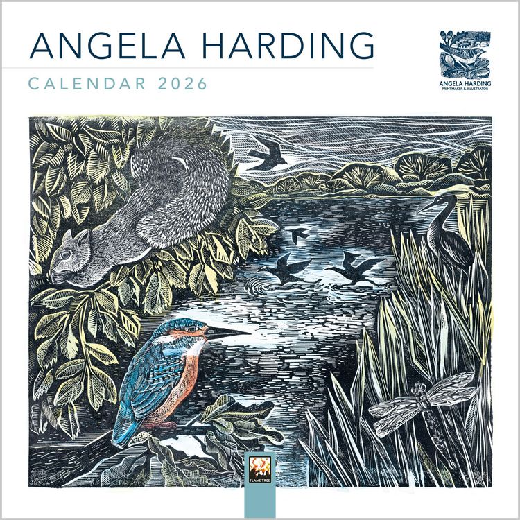 Produktbild: Angela Harding Mini Wall Calendar 2026 (Art Calendar)