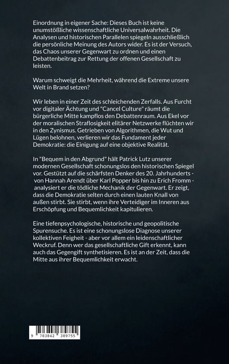 Produktbild: Bequem in den Abgrund