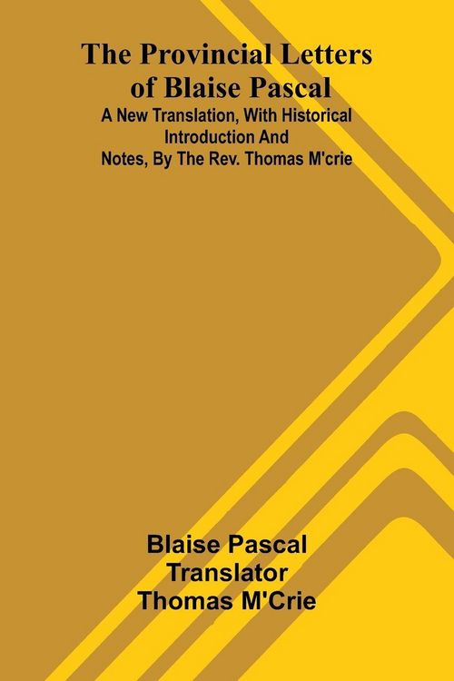 Produktbild: The provincial letters of Blaise Pascal
