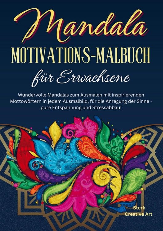 Produktbild: Mandala Motivations-Malbuch f&uuml;r Erwachsene