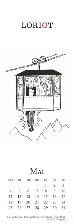 Loriot Lesezeichen & Kalender 2026