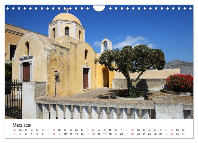 Produktbild: Kirchen und Kl&ouml;ster Griechenlands (Wandkalender 2026 DIN A4 quer), CALVENDO Monatskalender