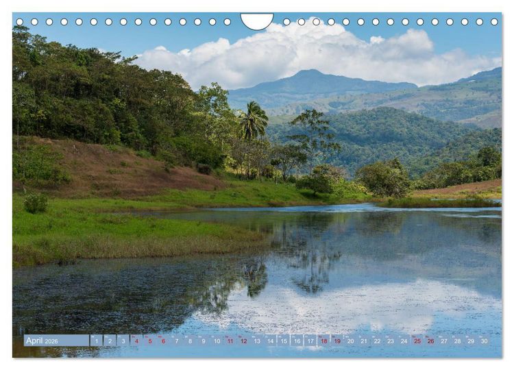Produktbild: Farbenfrohes Costa Rica (Wandkalender 2026 DIN A4 quer), CALVENDO Monatskalender
