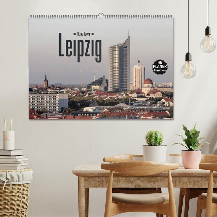 Produktbild: Reise durch Leipzig (Wandkalender 2026 DIN A2 quer), CALVENDO Monatskalender