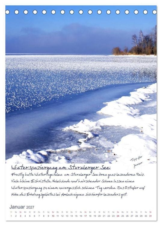 Produktbild: Dahoam erleben! Einmalige Wander-und Naturerlebnisse in Oberbayern (Tischkalender 2027 DIN A5 hoch), CALVENDO Monatskalender