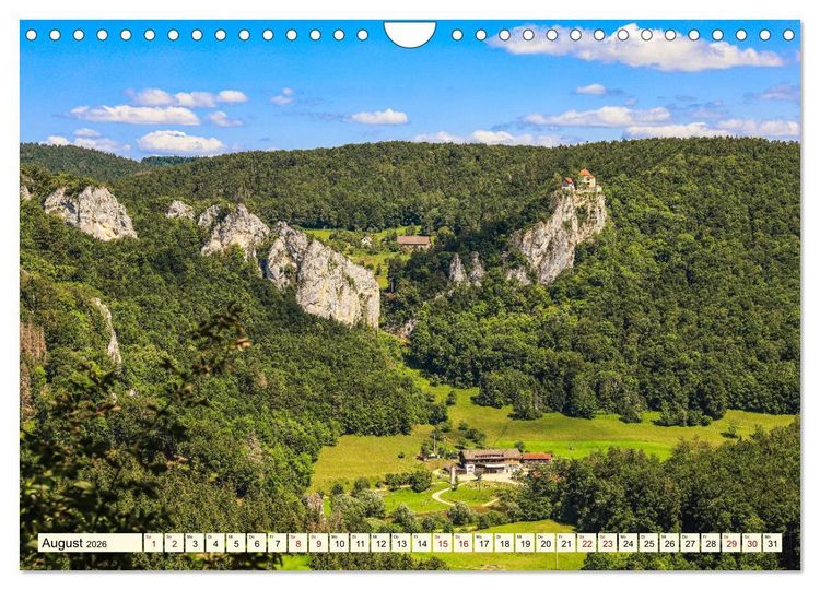 Produktbild: Naturpark Obere Donau (Wandkalender 2026 DIN A4 quer), CALVENDO Monatskalender