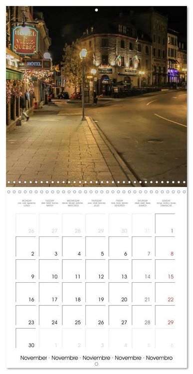 Produktbild: Qu&eacute;bec (Calendrier mural carr&eacute; 2026 30x30 cm) Calendrier double avec une page pour vos prises de notes