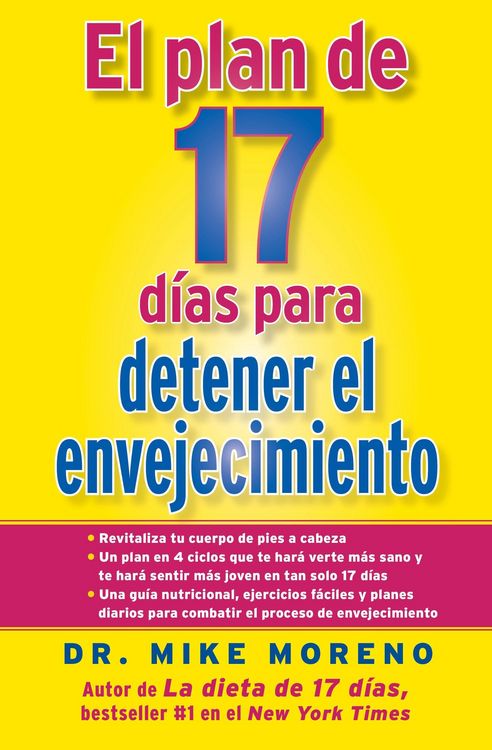 Produktbild: El Plan de 17 Dias Para Detener El Envejecimiento