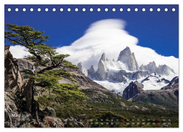 Produktbild: Faszinierende Landschaften der Welt: Traumberge und Wanderparadiese (Tischkalender 2026 DIN A5 quer), CALVENDO Monatskalender