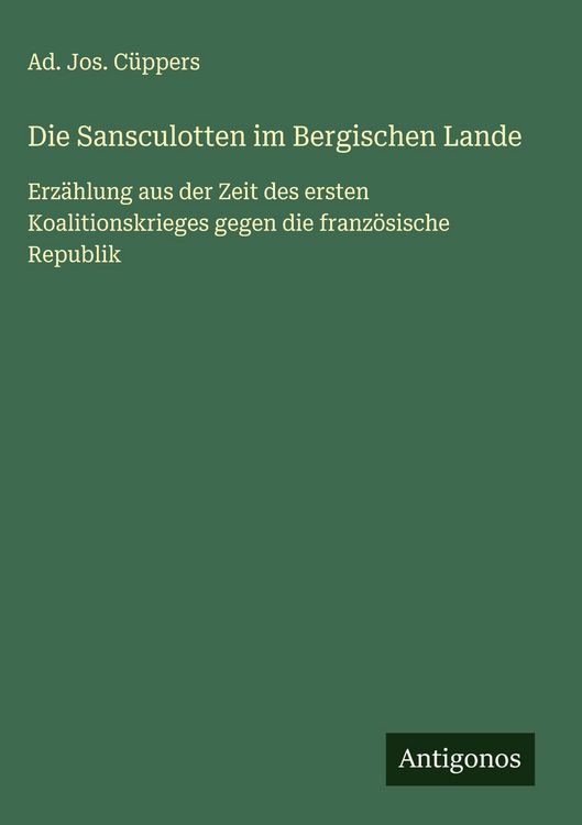 Produktbild: Die Sansculotten im Bergischen Lande