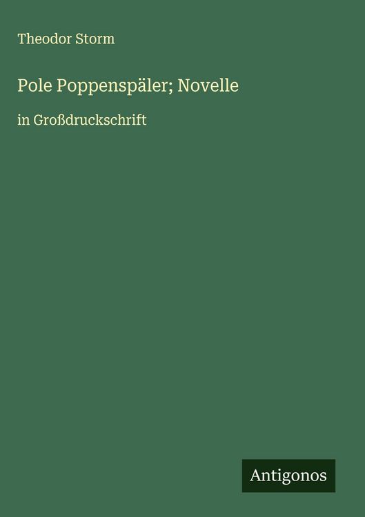 Produktbild: Pole Poppensp&auml;ler; Novelle