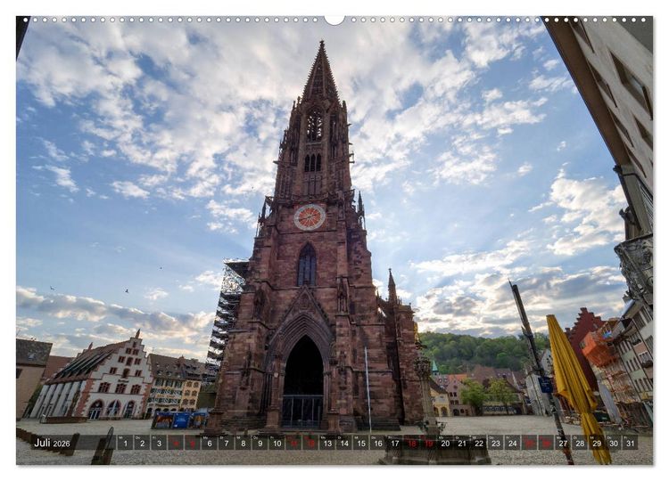 Produktbild: Freiburg - Gesichter einer Stadt (Wandkalender 2026 DIN A2 quer), CALVENDO Monatskalender