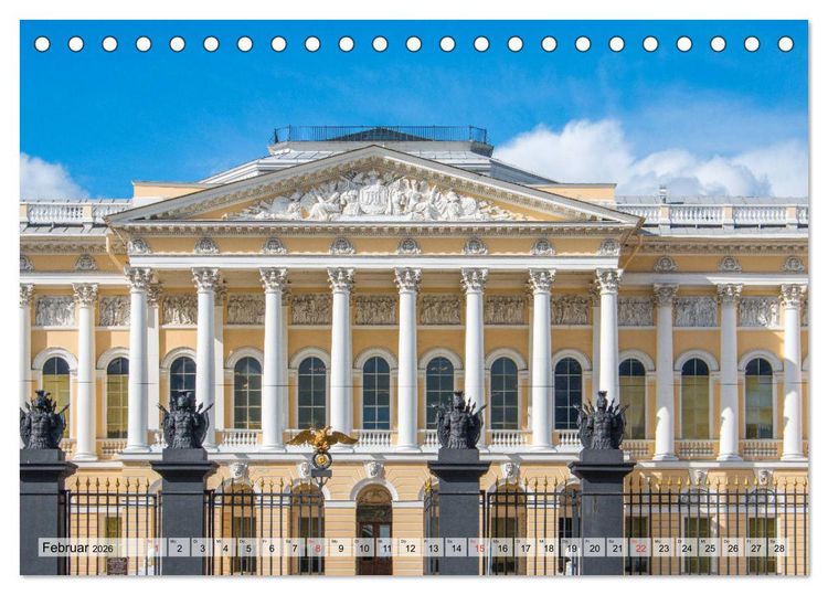 Produktbild: St. Petersburg - Historische Altstadt (Tischkalender 2026 DIN A5 quer), CALVENDO Monatskalender
