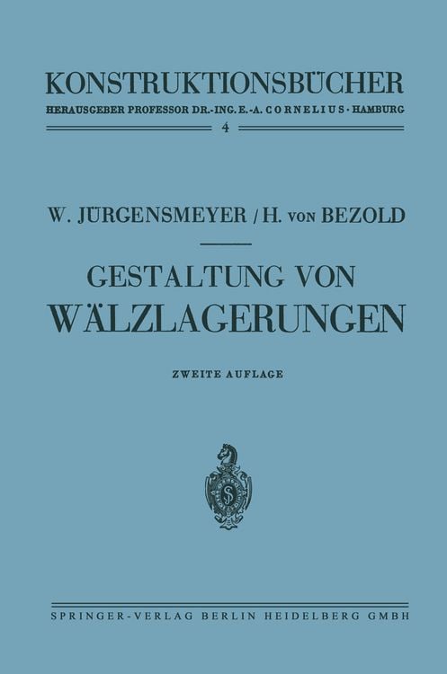 Produktbild: Gestaltung von W&auml;lzlagerungen
