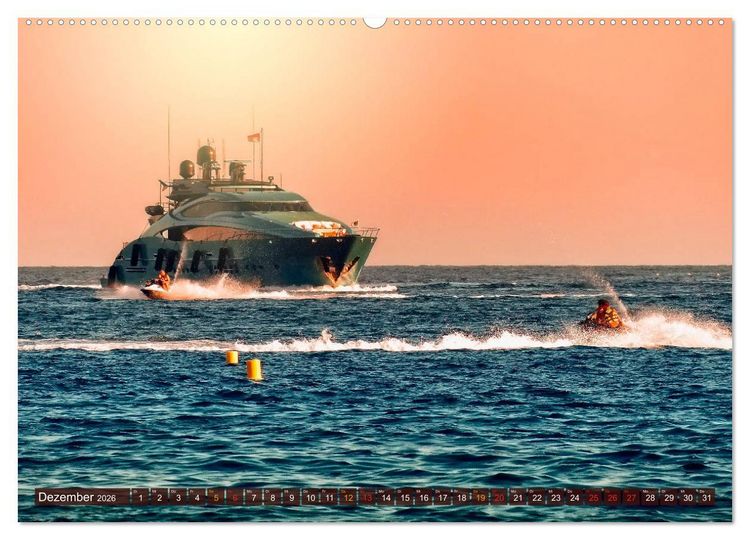 Produktbild: Jetboot - so cool (hochwertiger Premium Wandkalender 2026 DIN A2 quer), Kunstdruck in Hochglanz