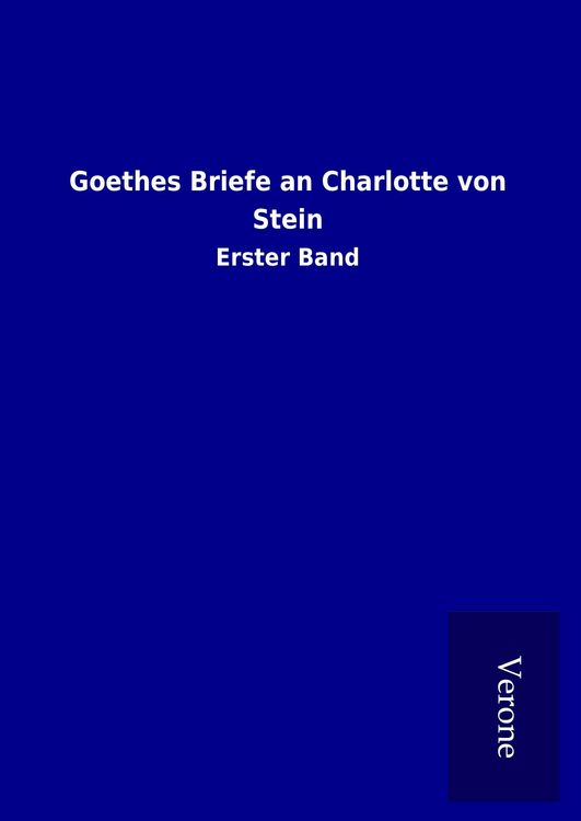 Produktbild: Goethes Briefe an Charlotte von Stein