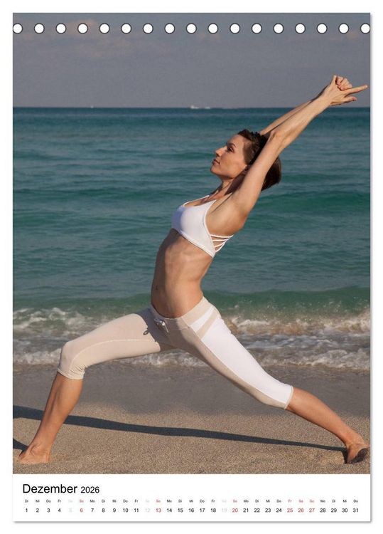 Produktbild: Yoga K&ouml;rperformen (Tischkalender 2026 DIN A5 hoch), CALVENDO Monatskalender
