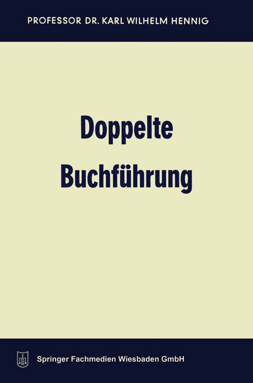 Produktbild: Doppelte Buchf&uuml;hrung