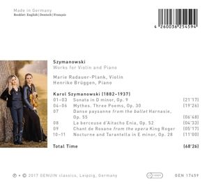 Produktbild: Werke f&uuml;r Violine und Klavier