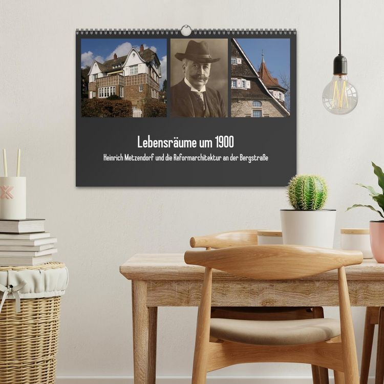 Produktbild: Lebensr&auml;ume um 1900 (Wandkalender 2026 DIN A3 quer), CALVENDO Monatskalender